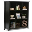 Trent Home Solid Pine Black Bookcase Rectangular Multipurpose 48