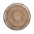 Trent Home Wicker Espresso Coffee Table Round Handwoven 31.5