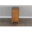 Sunny Designs Sedona Adjustable Shelf Farmhouse Wood Buffet in Rustic Oak