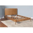 Sunny Designs American Modern Wood Queen Panel Bed in Cinnamon