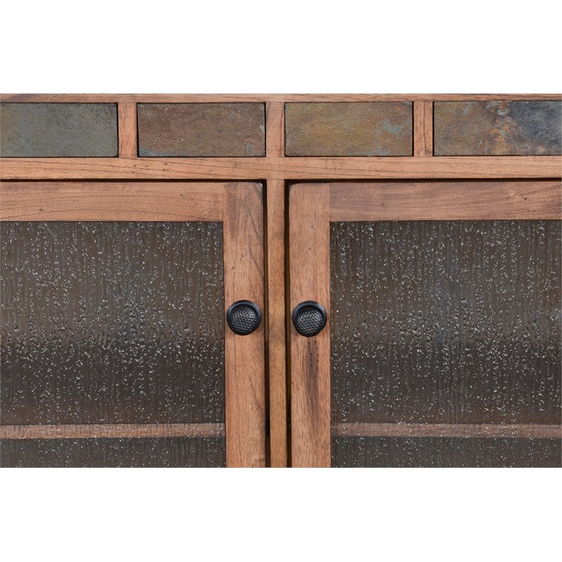 Sunny Designs Sedona Wood Corner TV Console for TVs up to 60