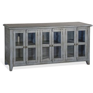 Sunny Designs 70&quot Wood TV Cabinet for TVs up to 80&quot in Little Boy Blue