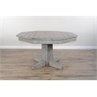 Alpine Gray Wood Game and Dining Table with Reversible Top