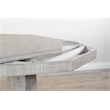 Alpine Gray Wood Game and Dining Table with Reversible Top