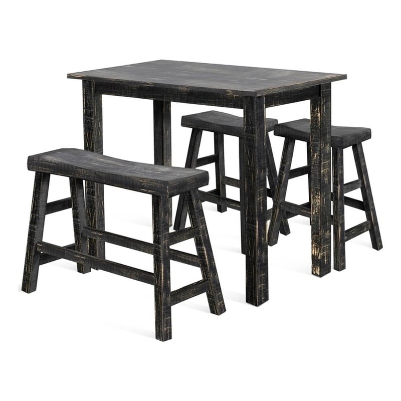 Marina Black Sand Counter Wood Table