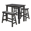 Marina Black Sand Pub Wood Table