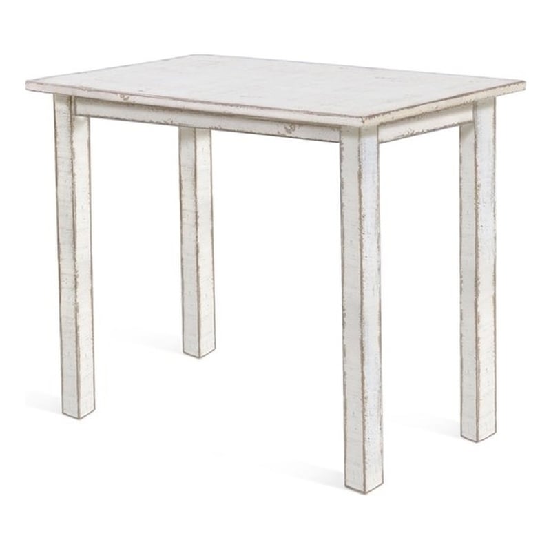 Marina White Sand Pub Wood Table