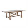 Sunny Designs Vivian Modern Mahogany Dining Tables in Desert Rock/Light Brown