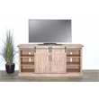Sunny Designs Vivian Mahogany TV Console with Fireplace Option in Light Brown