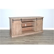 Sunny Designs Vivian Mahogany TV Console with Fireplace Option in Light Brown