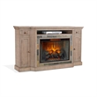 Sunny Designs Vivian Traditional Mahogany TV Console in Desert Rock/Light Brown