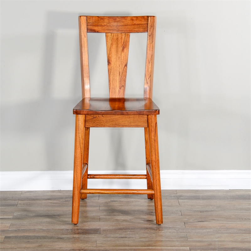 Sunny Designs American Modern T-Back Barstool (Set of 2)