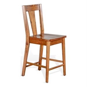 Sunny Designs American Modern T-Back Barstool (Set of 2)