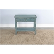 Sunny Designs Marina Sea Grass Wood Side Table