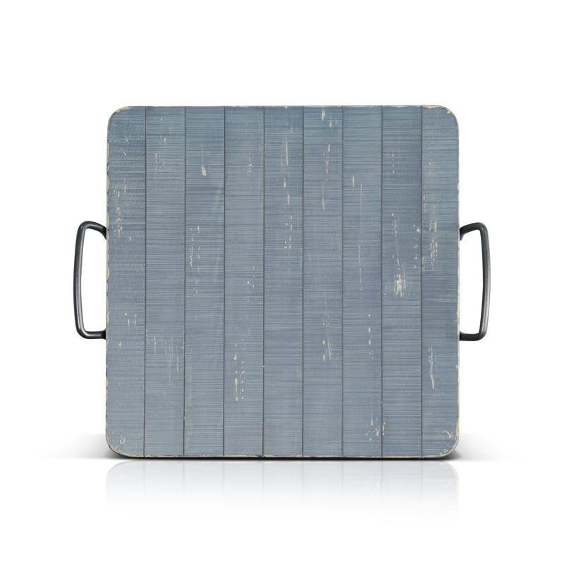Sunny Designs Marina Ocean Blue Ottoman Tray