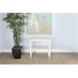 Sunny Designs Marina White Sand Side Table