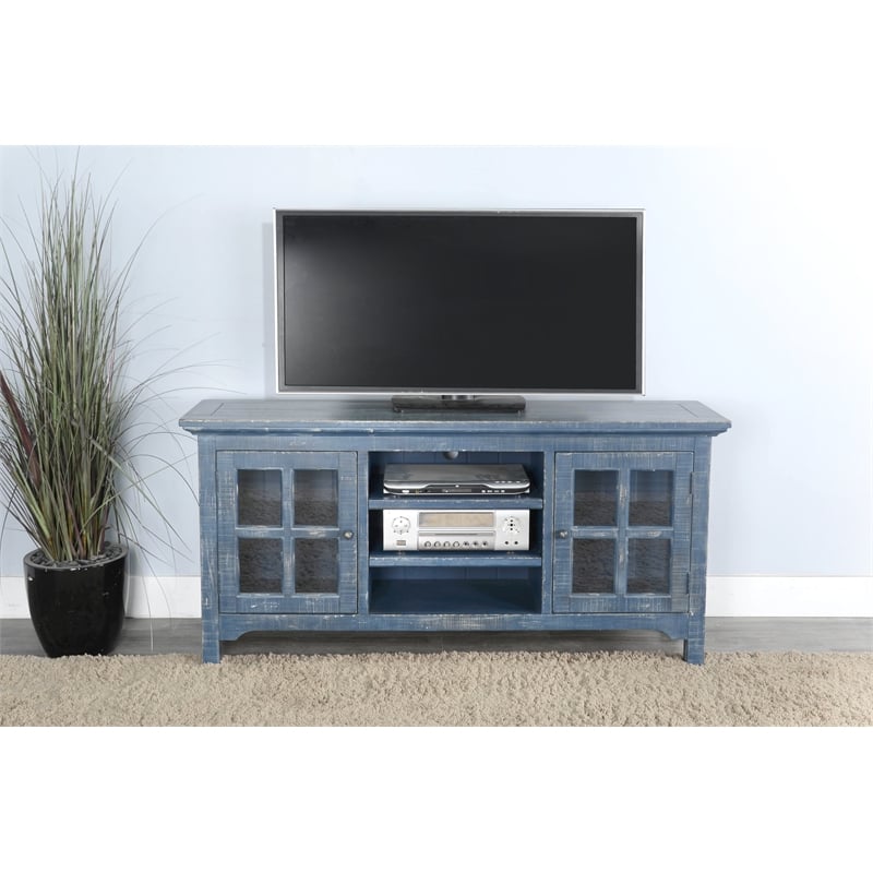 Sunny Designs Marina Ocean Blue TV Console