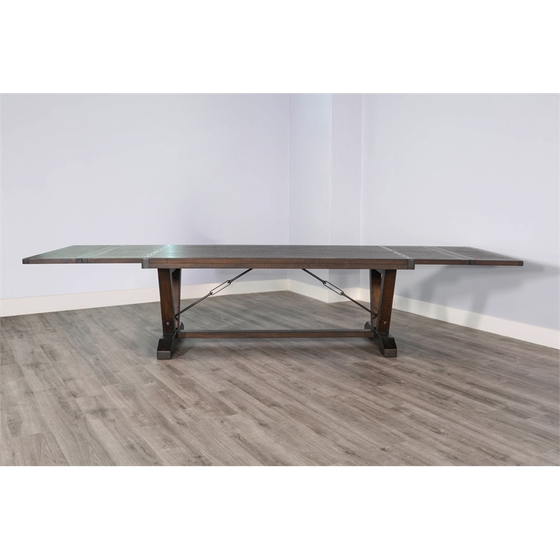 Sunny Designs Homestead Extension Table with Folding Leaves