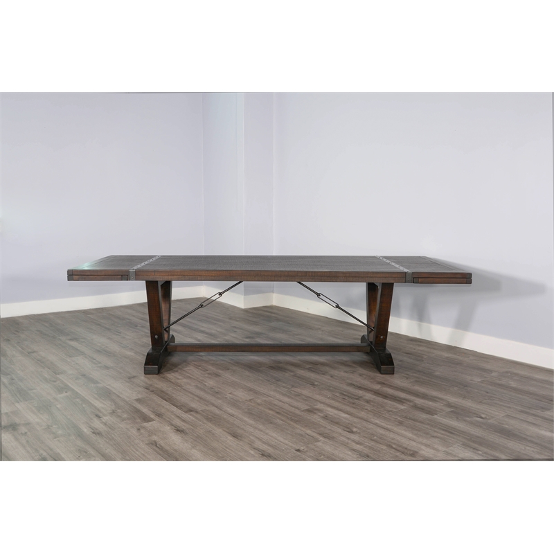 Sunny Designs Homestead Extension Table with Folding Leaves