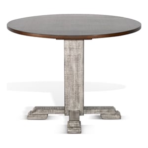 Homestead Hills Round Drop Leaf Dining Table