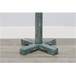 Sunny Designs Traditional Solid Wood Hat Rack with 8-Prong Hooks in Green