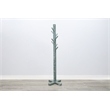 Sunny Designs Traditional Solid Wood Hat Rack with 8-Prong Hooks in Green