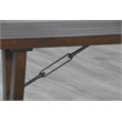 Sunny Designs Tobacco Leaf Wood Dining Bench with Turnbuckles