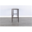 Sunny Designs San Diego Wood and Metal Sofa Bar Table