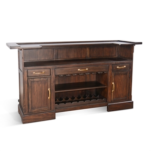 Coffee Bean Brown Wood Home Bar