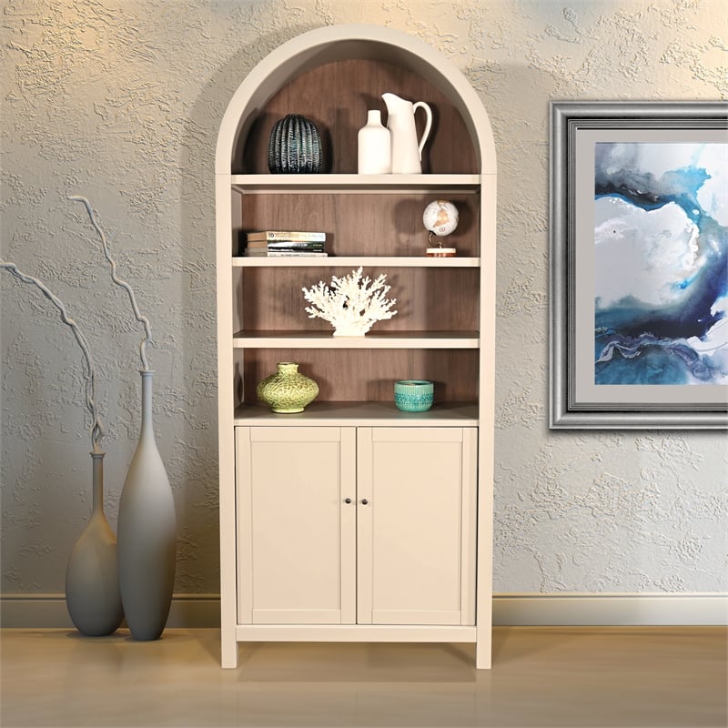 Sunny Designs Arched Display Cabinet with Doors