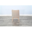 Sunny Designs Olivia Highback Cushioned Grey Dining Chair (Set of 2)