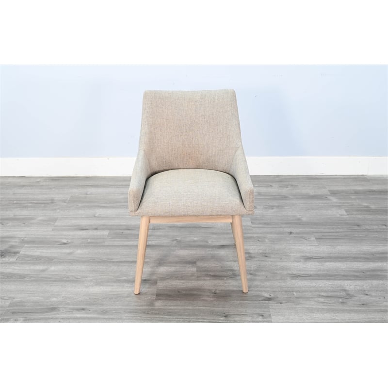 Sunny Designs Olivia Lowback Cushioned Grey Dining Chair (Set of 2)