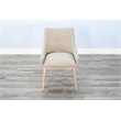 Sunny Designs Olivia Lowback Cushioned Grey Dining Chair (Set of 2)