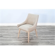 Sunny Designs Olivia Lowback Cushioned Grey Dining Chair (Set of 2)