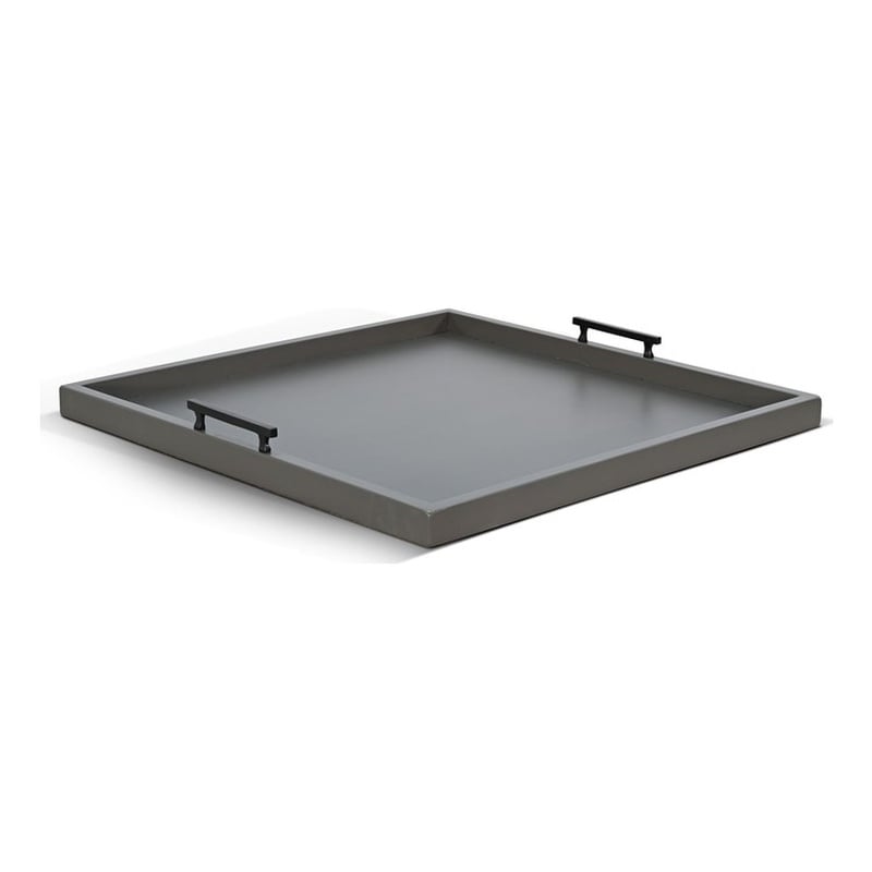 Sunny Designs Urban Bronze Square Tessa Ottoman Tray