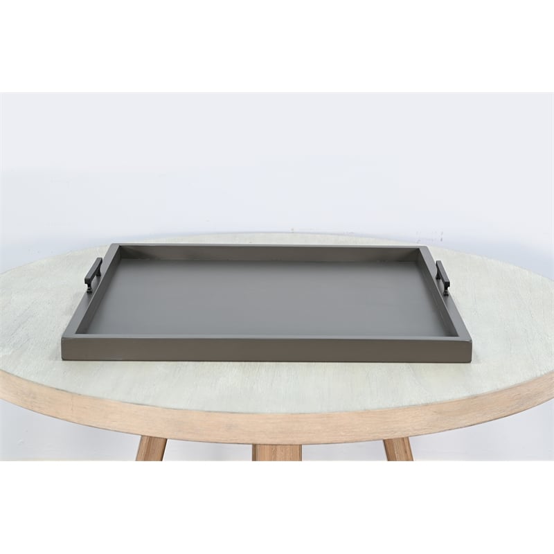 Sunny Designs Urban Bronze Square Tessa Ottoman Tray