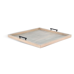 Sunny Designs Wheat Square Tessa Ottoman Tray
