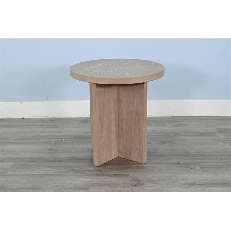 Sunny Designs Round Medium Wood Accent Table