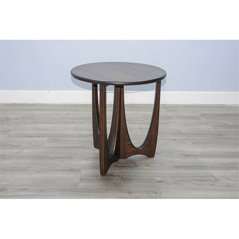 Sunny Designs Sinatra Coffee Brown End Table
