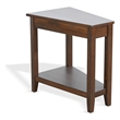 Sunny Designs Coffee Brown Wood Chair Side Table