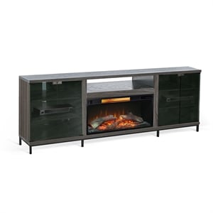Sunny Designs 70&quot Media Console with Electric Fireplace