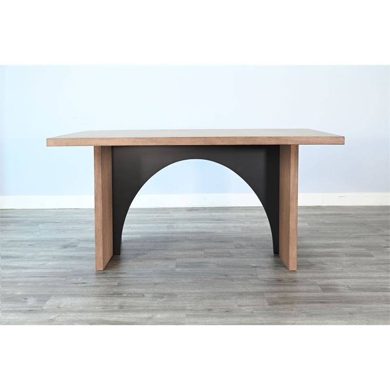 Sunny Designs Rectangular Brown Arch Counter Table