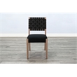 Sunny Designs Modern Woven Back Dining Chair (Set of 2)