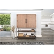 Sunny Designs Violet Natural Wine Bar Cabinet