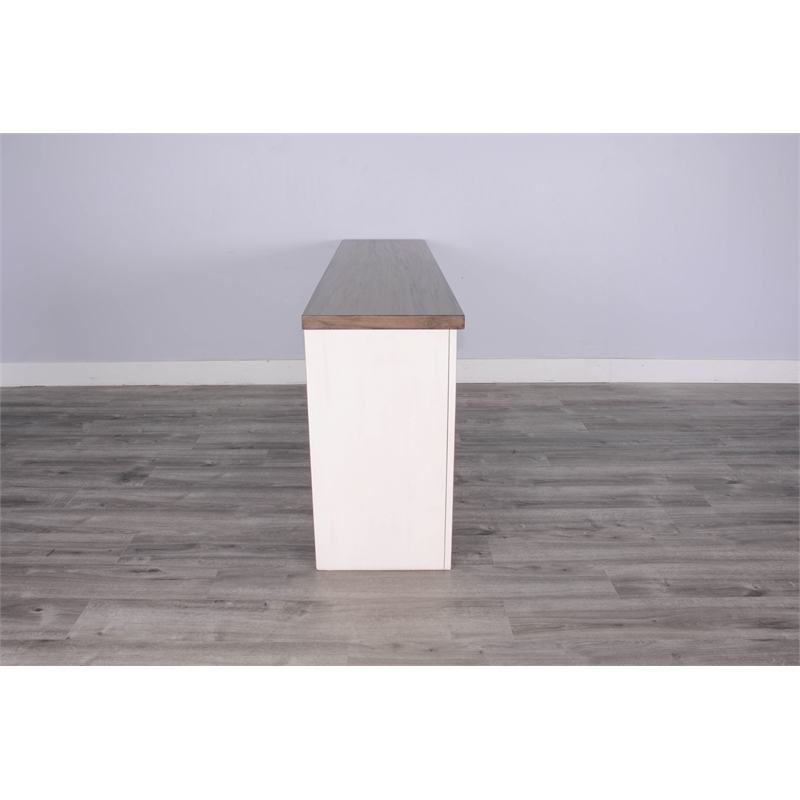 Sunny Designs 76-Inch Modern Farmhouse TV Stand