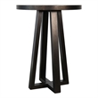 Sunny Designs Mia Round Black Bar Table