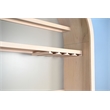 Sunny Designs Arched Wood Bar Hutch with Glass Storage