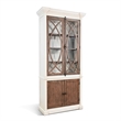 Sunny Designs Two-Tone Display Cabinet with Glass Doors