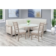 Sunny Designs 4-Piece Upholstered Dining Set with Round Table