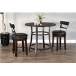 Sunny Designs Solid Wood 3-Piece Counter Height Dining Set